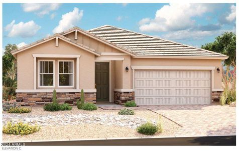 New construction Single-Family house 40403 W Michaels Drive, Maricopa, AZ 85138 Raleigh- photo 0 0