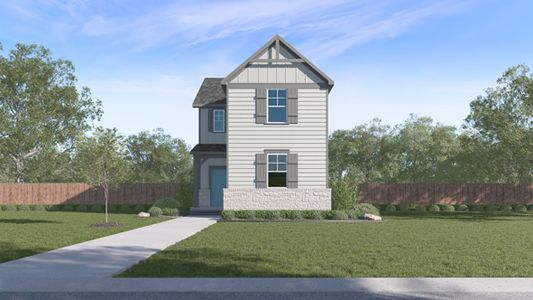 New construction Single-Family house The Livingston, 2267 Wallin Bradley Drive, Round Rock, TX 78665 - photo