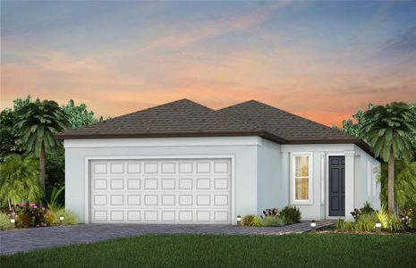 New construction Single-Family house 9370 Ballaster Pointe Loop, Parrish, FL 34219 Hallmark- photo 0