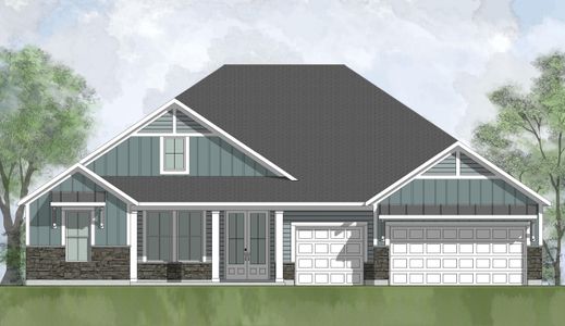 New construction Single-Family house Durbin II, 1486 Lake Foxmeadow Road, Middleburg, FL 32068 - photo