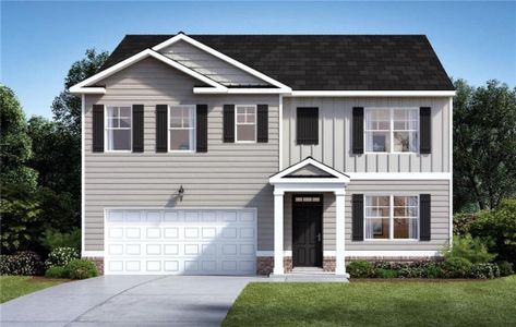 New construction Single-Family house 8591 Preakness Pass, Lithonia, GA 30058 - photo 0 0