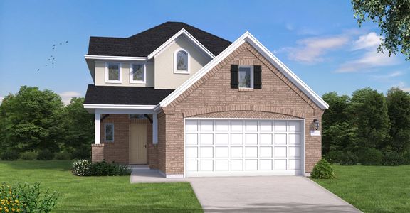New construction Single-Family house Riviera (2237-HV-30), 3009 Hickory Haven Ln, Conroe, TX 77302 - photo
