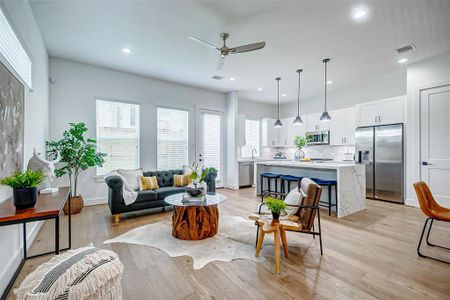 A great view of the living room.