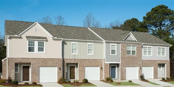 New construction Townhouse house 626 Jervis Way, Locust Grove, GA 30248 - photo 0