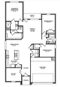 New construction Single-Family house 619 Millicent Lakes Drive, Willis, TX 77378 Chrysanthemum- photo 1 1