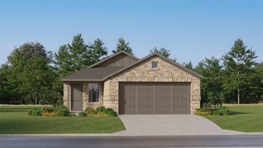 New construction Single-Family house 28802 Moon Cactus Trail, Hockley, TX 77447 Kitson- photo 0