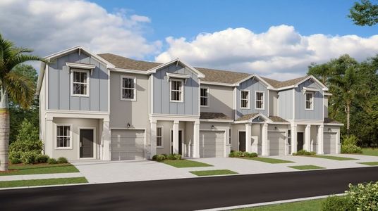 New construction Townhouse house Minori, 7113 Dilly Lake Avenue, Groveland, FL 34736 - photo