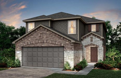 New construction Single-Family house 16638 Teak Mantle Road, Conroe, TX 77302 Camelia- photo 0