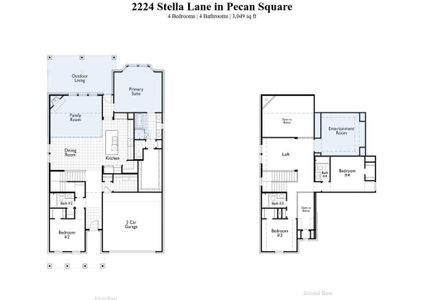 New construction Single-Family house 2224 Stella Lane, Northlake, TX 76247 Redford Plan- photo 2 2