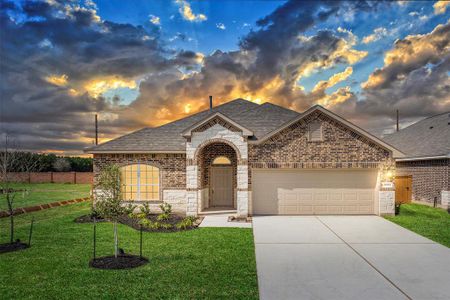 New construction Single-Family house 3024 Myrtle Sunset Drive, Katy, TX 77493 The Canterbury- photo 0 0
