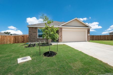 New construction Single-Family house 7018 Shears Place, San Antonio, TX 78252 Huxley- photo 0