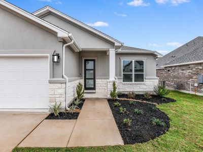 New construction Single-Family house 121 Rocking Chair Dr, Georgetown, TX 78633 The Stratton- photo