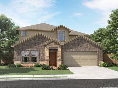 New construction Single-Family house 16930 Eaton Terrace, San Antonio, TX 78247 The Pearl (C452)- photo 1 1