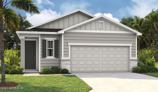 New construction Single-Family house 5726 Tomahawk Lake Drive, Jacksonville, FL 32254 Fraser- photo 0 0