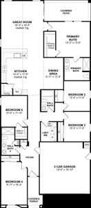 New construction Single-Family house 16725 N Lunar St, Maricopa, AZ 85138 Orinoco- photo 1 1