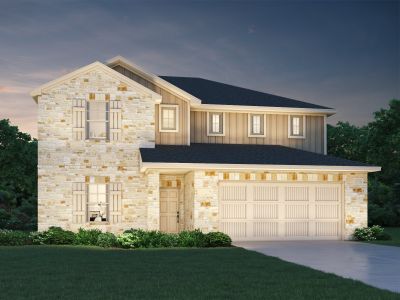 New construction Single-Family house The Kessler (C454), 13810 Rosebud Isle Drive, Manor, TX 78653 - photo