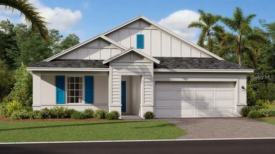 New construction Single-Family house 406 Sandbar Avenue, Haines City, FL 33844 - photo 0