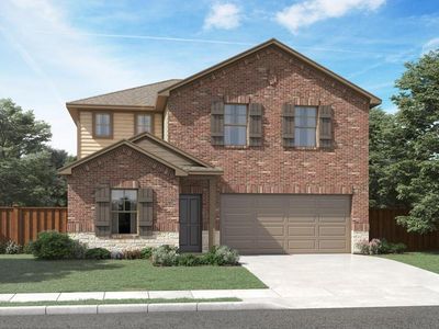 New construction Single-Family house 10453 Potawatomi Lane, Fort Worth, TX 76179 The Winedale- photo 0