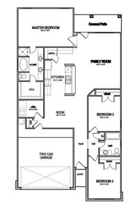 New construction Single-Family house Floor Plan 1615, 26234 Cooperstown Way, Splendora, TX 77372 - photo