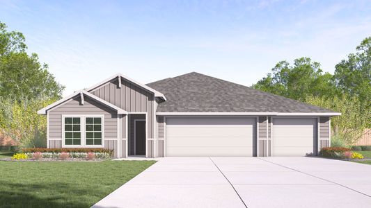 New construction Single-Family house 161 Zane Saddle Road, Lockhart, TX 78644 - photo 1 1