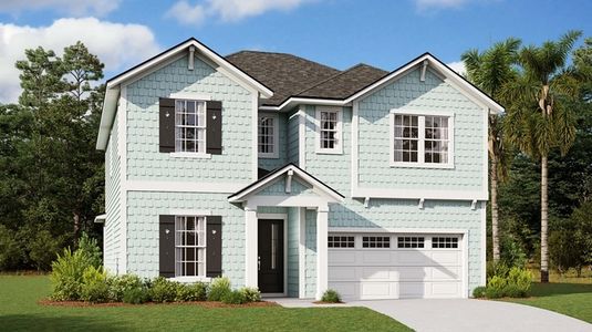 New construction Single-Family house The Manatee at Seabrook Village, 78 Sienna Palm Drive, Ponte Vedra Beach, FL 32081 - photo