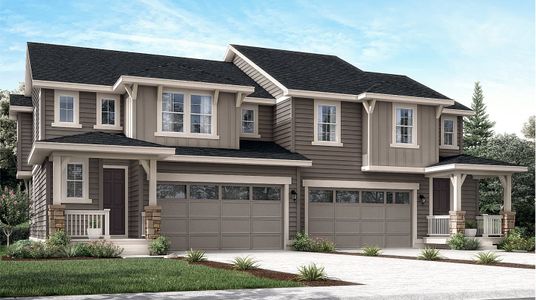New construction Townhouse house 629 Mcgeal Place, Erie, CO 80026 Ascent- photo 0
