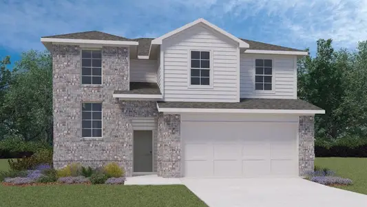 New construction Single-Family house 2848 Indian Clover Trl, Leander, TX 78641 The Pierce - photo 1 1