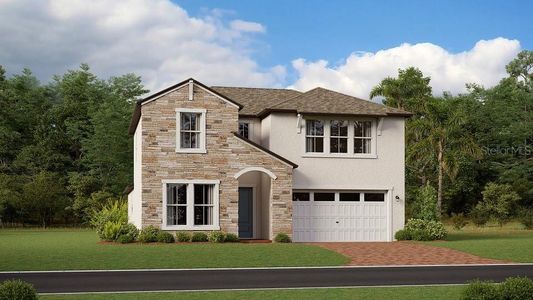 New construction Single-Family house 18270 Pearl View Place, Lutz, FL 33548 Preston- photo 0