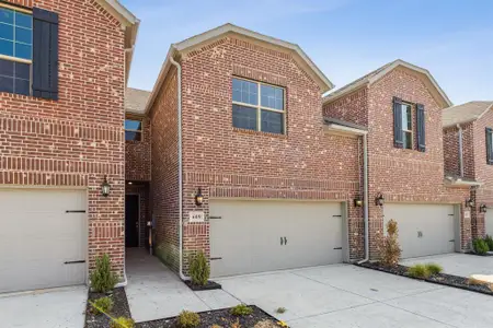 New construction Townhouse house 556 Hutchinson Lane, Lewisville, TX 75077 Jaxon- photo 0