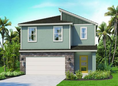 New construction Single-Family house Robie Modern, 3928 Magenta Place, Saint Cloud, FL 34772 - photo
