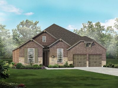 New construction Single-Family house 204 Plan, 7315 Prairie Lakeshore Lane, Katy, TX 77493 - photo