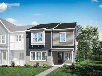 New construction Townhouse house 5846 Strathmore Court, Charlotte, NC 28215 Plan 5- photo 0