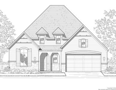 New construction Single-Family house 235 Paint Creek, Boerne, TX 78006 Oxford Plan- photo 16 16
