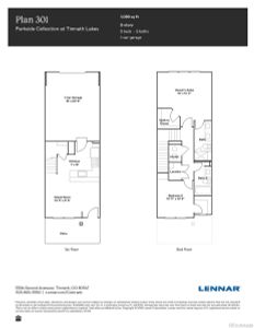 New construction Townhouse house 5499 Euclid Court, Timnath, CO 80547 Plan 301R- photo 0