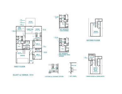 New construction Single-Family house 11 Opal Wing Street, Moncks Corner, SC 29461 Elliott + Bonus- photo 1 1