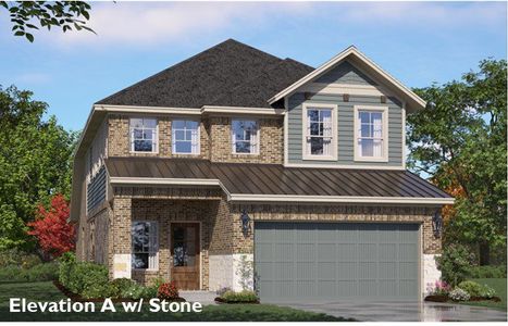 New construction Single-Family house 10715 Pine Pink, Conroe, TX 77385 Greenville- photo