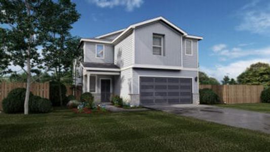 New construction Single-Family house 14506 Sweet Clover, San Antonio, TX 78253 The Oak View- photo 0 0