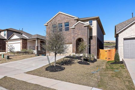 New construction Single-Family house 8214 Purple Aster Pass, Lago Vista, TX 78645 Windyhill- photo 1 1