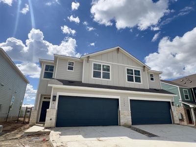 New construction Townhouse house 7324A Sparkling Light Dr, Del Valle, TX 78617 Acadia- photo 1 1