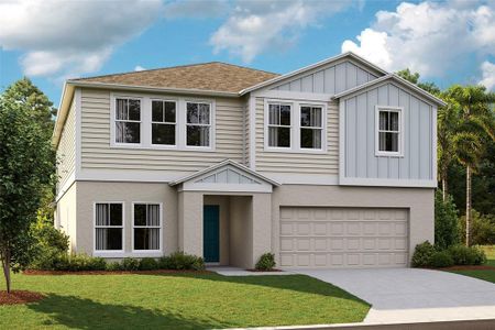 New construction Single-Family house 850 Sand Sea Pl, Haines City, FL 33844 Mariana- photo 0