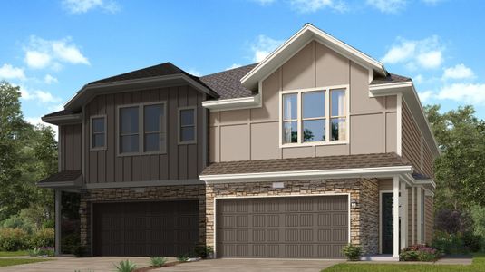 New construction Townhouse house 21107 Medina River Drive, Cypress, TX 77433 - photo 3 3