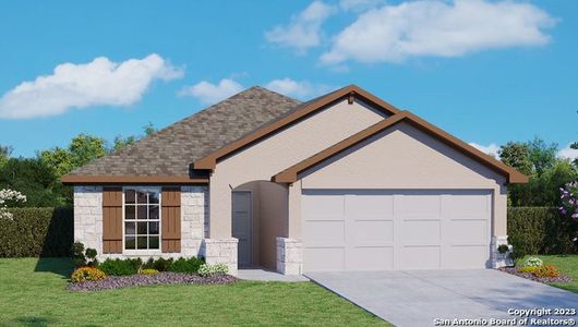 New construction Single-Family house 3614 Copper Willow, Bulverde, TX 78163 The Torre- photo 0