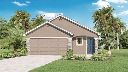 New construction Single-Family house 3345 Blue Estuary Road, Wimauma, FL 33598 - photo 0 0
