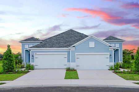 New construction Duplex house 14425 Barefoot Ln, Parrish, FL 34219 Tidewater- photo 0