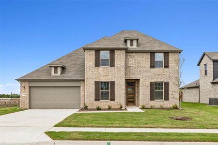 New construction Single-Family house 620 Tinsley Meadows Drive, Van Alstyne, TX 75495 Kensington D- photo 0