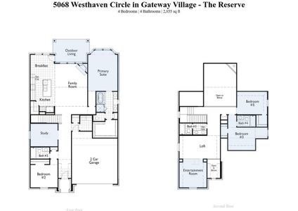 New construction Single-Family house 5068 Westhaven Circle, Denison, TX 75020 Richmond Plan- photo 1 1