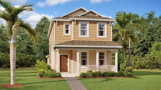 New construction Single-Family house 1859 Flourish Avenue, Kissimmee, FL 34744 Cascade- photo 0