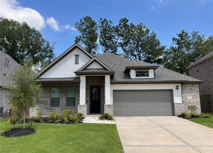 New construction Single-Family house 21817 Enchanted Rock Drive, Porter, TX 77365 Archer- photo 0 0