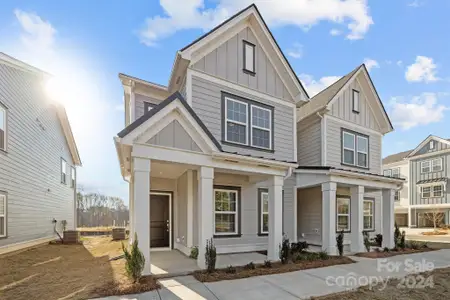 New construction Townhouse house 4013 Crooked Spruce Court, Matthews, NC 28105 Duet- photo 1 1