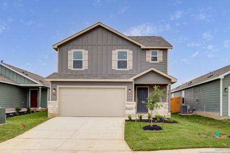 New construction Single-Family house 9870 Forestier Green, San Antonio, TX 78214 Auburn - 1566- photo 0